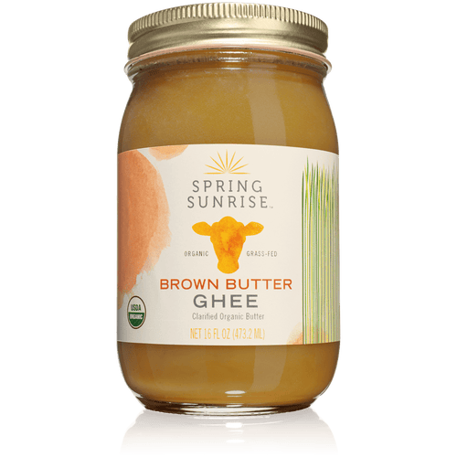 Brown Butter Organic Grass Fed Ghee