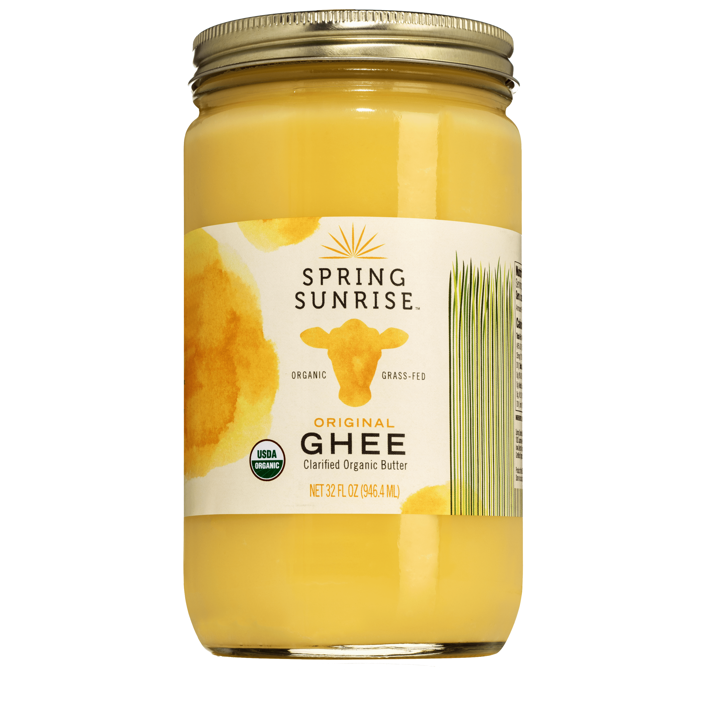 Spring Sunrise Organic Ghee - 9oz.